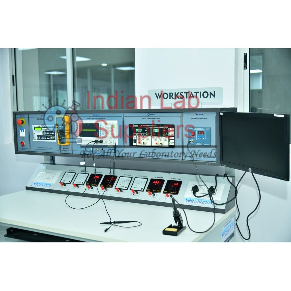 Electronic Workbench with Instrument Panel